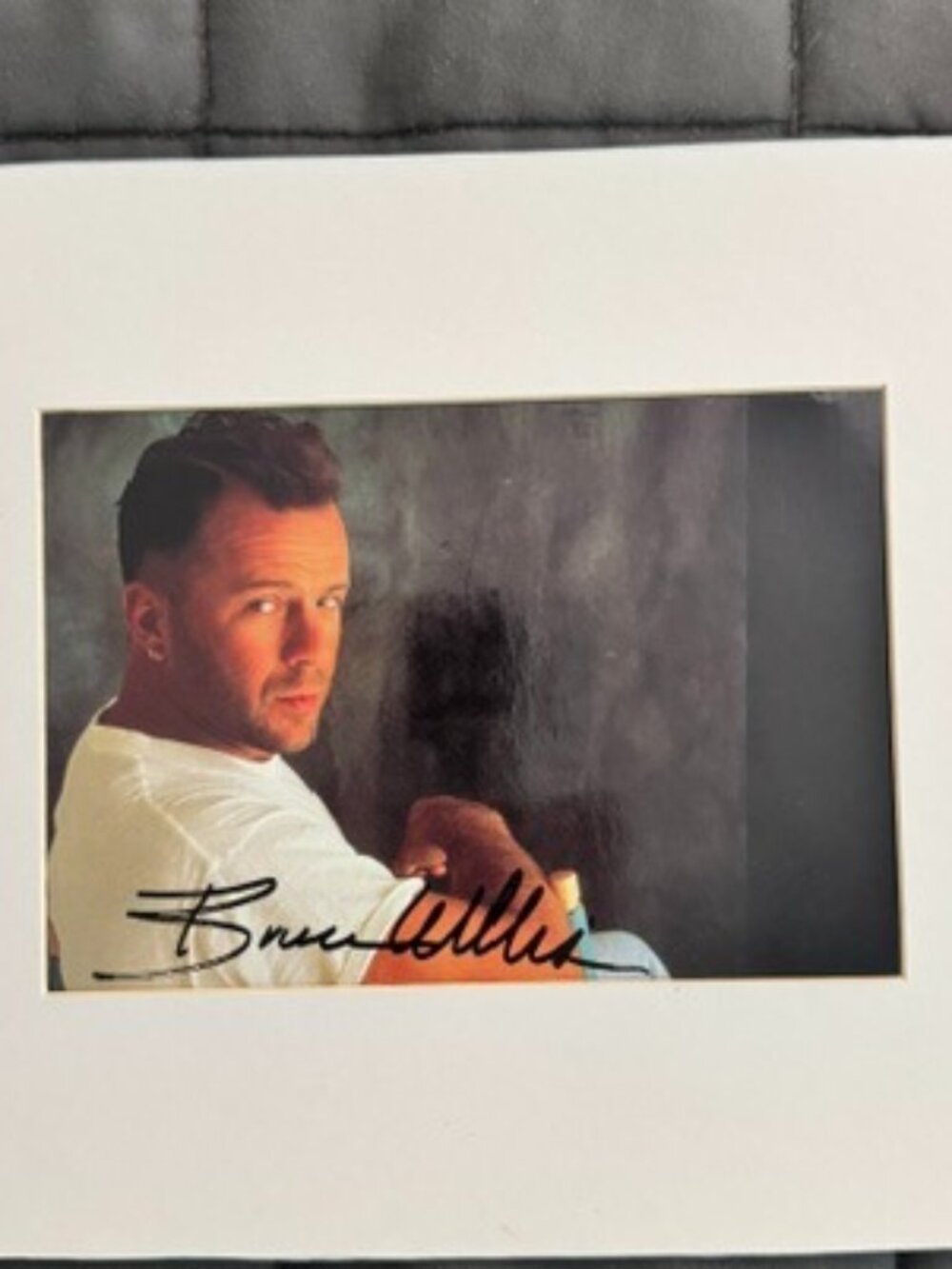 Bruce Willis Autographed Photo